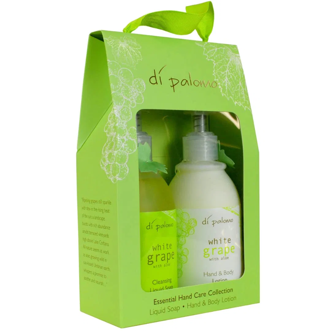 Набор для ухода за руками Di Palomo Essential Hand Care Collection, 240 мл + 240 мл, White Grape with Aloe