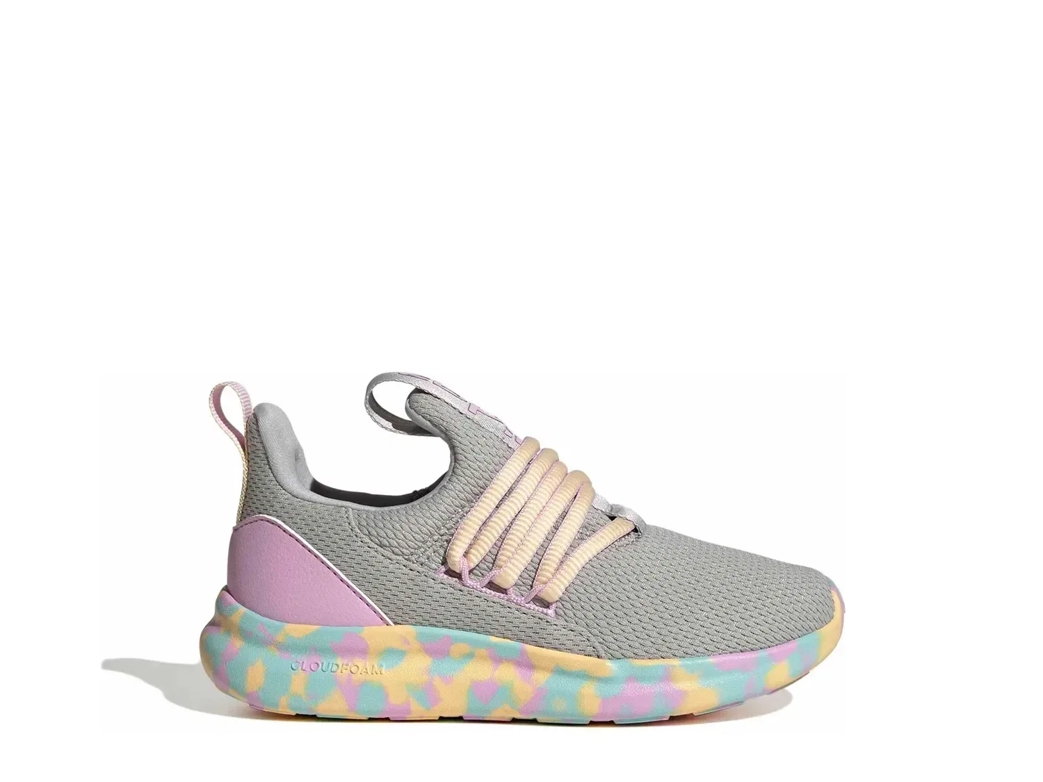 Кроссовки Lite Racer Adapt 7.0, adidas, серо-фиолетовый — фото 3