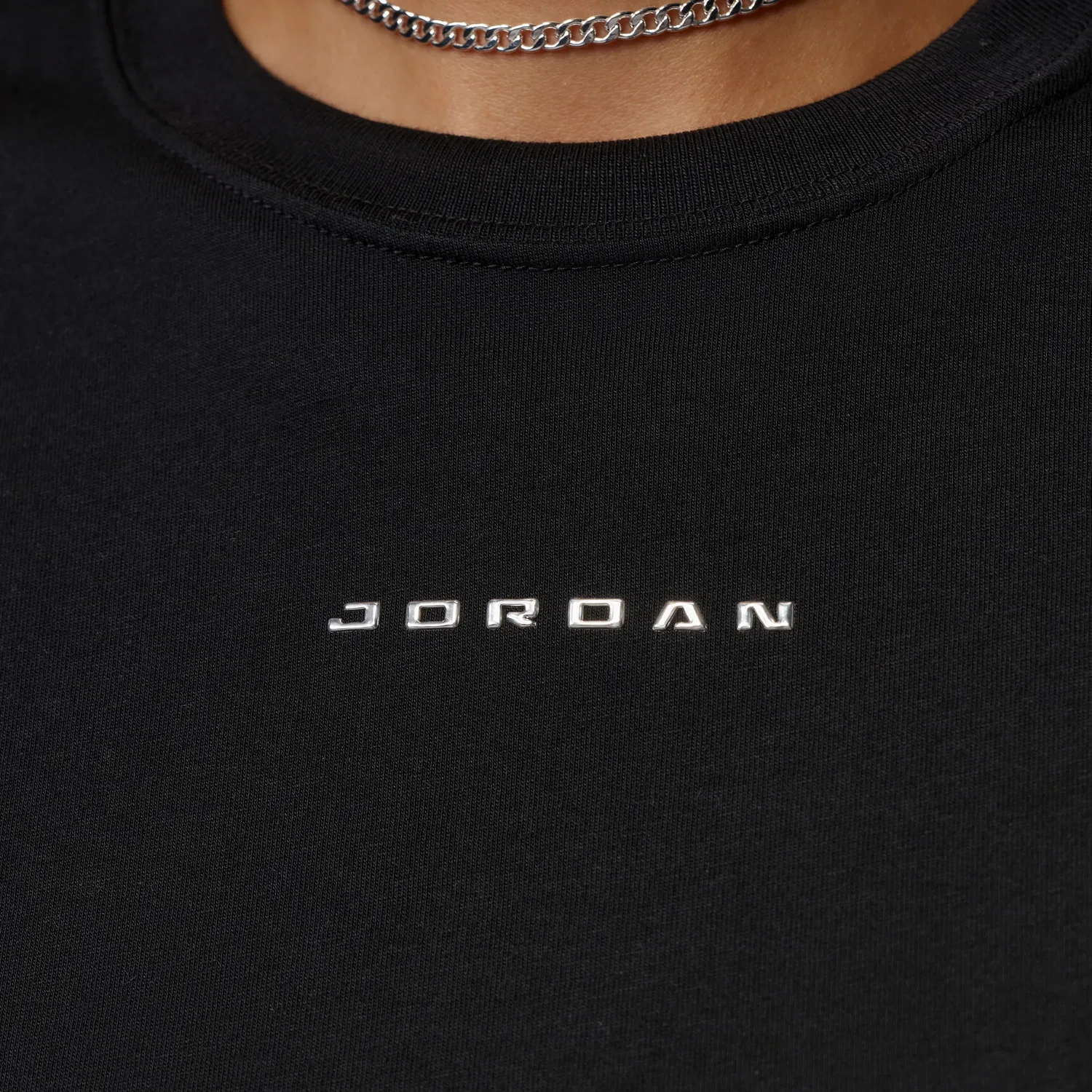 Женская футболка Air Jordan T-Shirt 'Black' Jordan, черный — фото 4