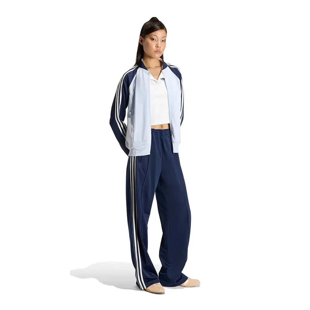 Толстовка на молнии из вельвета Adidas Originals, белый — фото 4