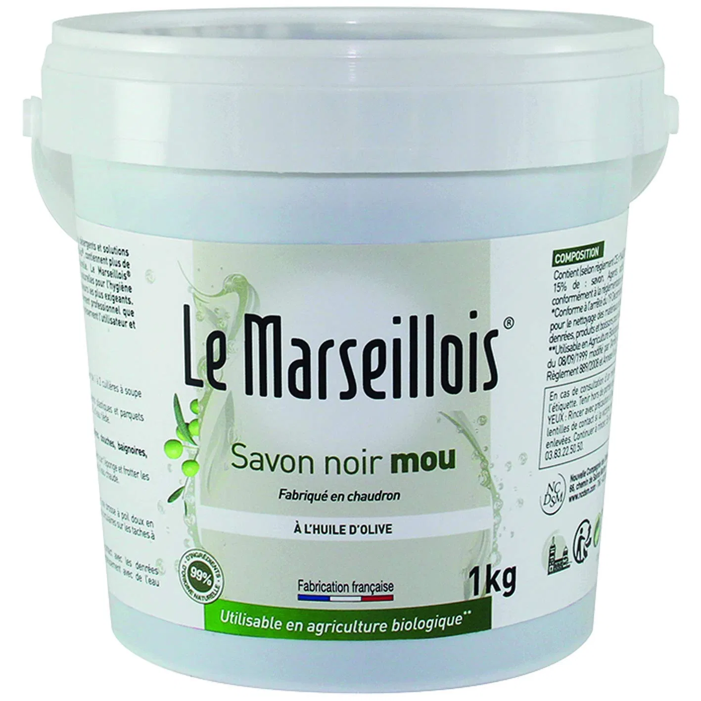 Жидкое мыло для рук Le marseillois, 1 л, прозрачный