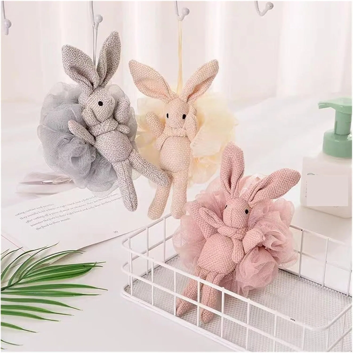 Мочалка для душа из сетки для отшелушивания и очищения, BEAUTRIO, 50 г