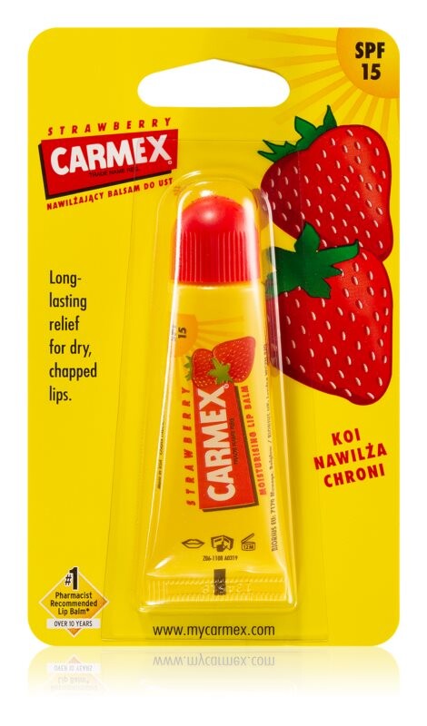 

Бальзам для губ в тюбике SPF 15 Carmex Strawberry