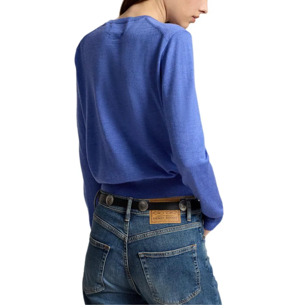 Женский свитер с круглым вырезом Blue Polo Ralph Lauren, Blue — фото 4