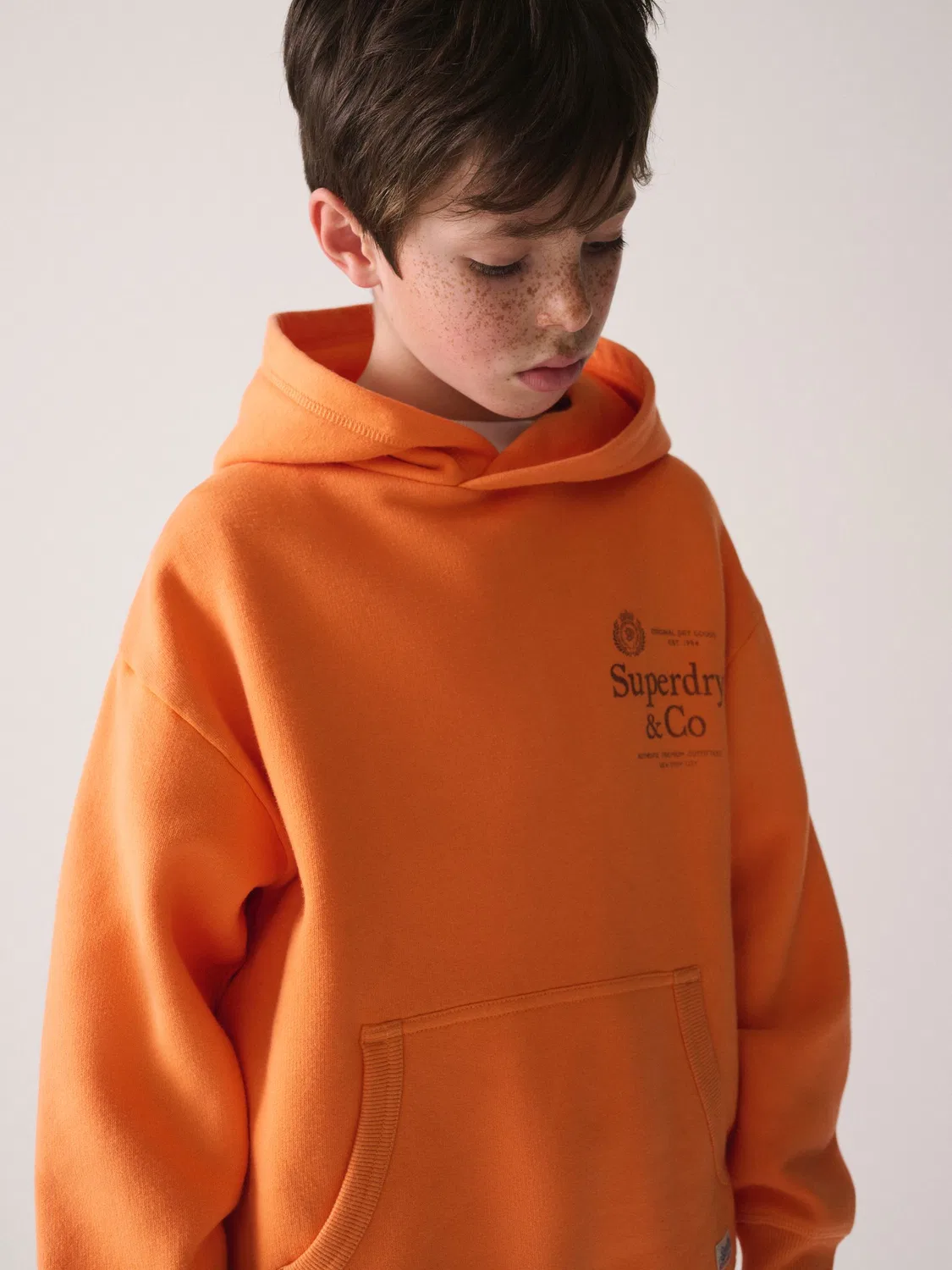 Худи Superdry Orange, оранжевый — фото 4