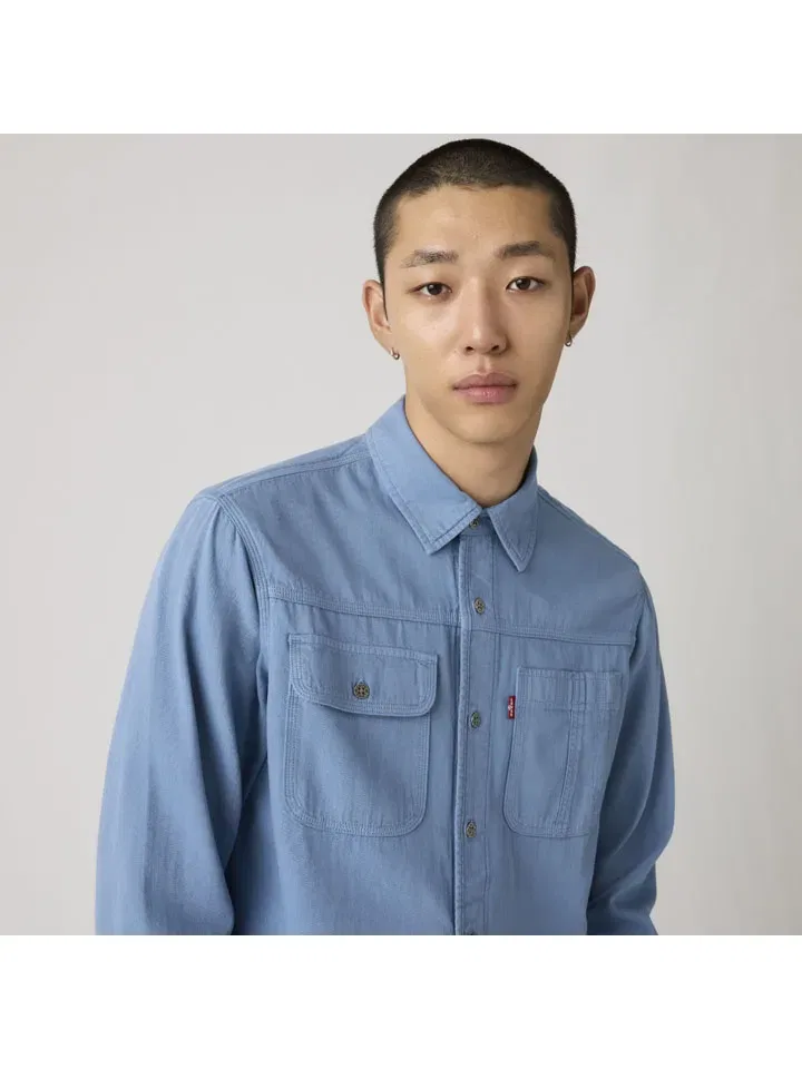 Рубашка свободного кроя, голубой Levi'S — фото 4