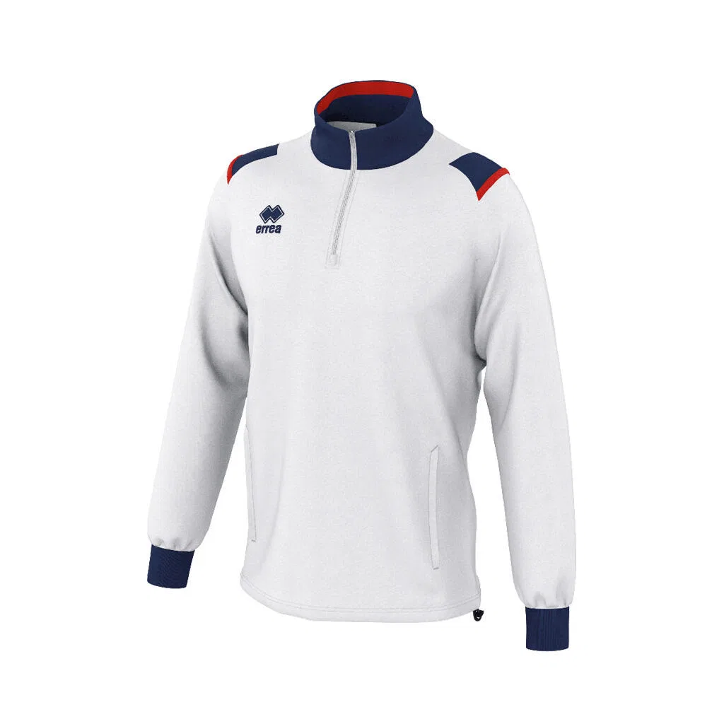 Детская куртка с полузастежкой Errea lars, Weiss Navyblau