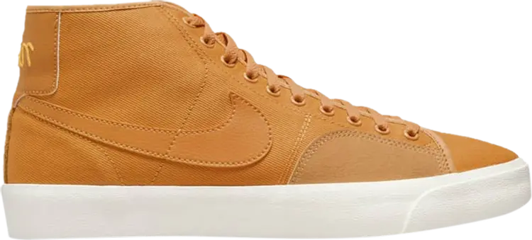 

Кроссовки Nike Blazer Court Mid Premium SB 'Light Curry', желтый