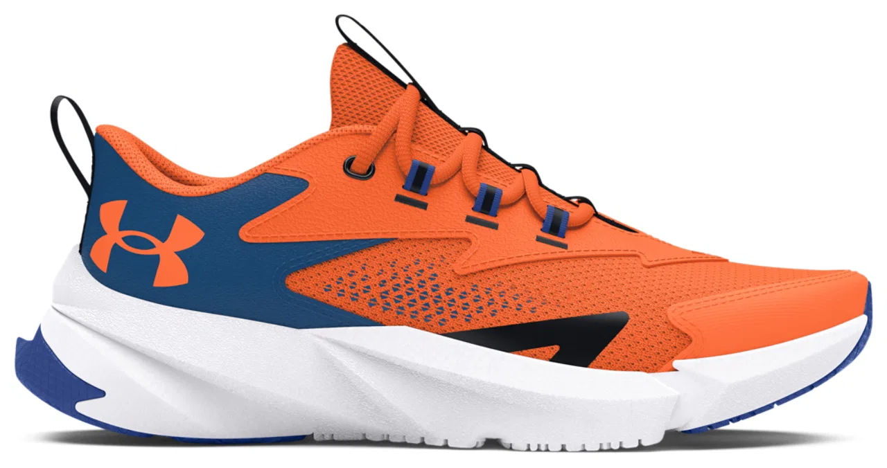 Кроссовки для мальчиков Scramjet 6 Under Armour, цвет Orange Blast/Tech Blue/Orange Blast