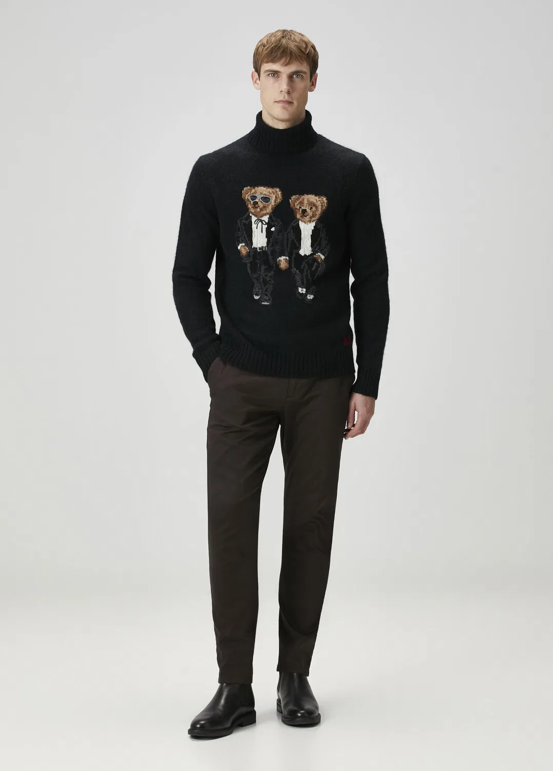 Свитер водолазка Polo Ralph Lauren, black