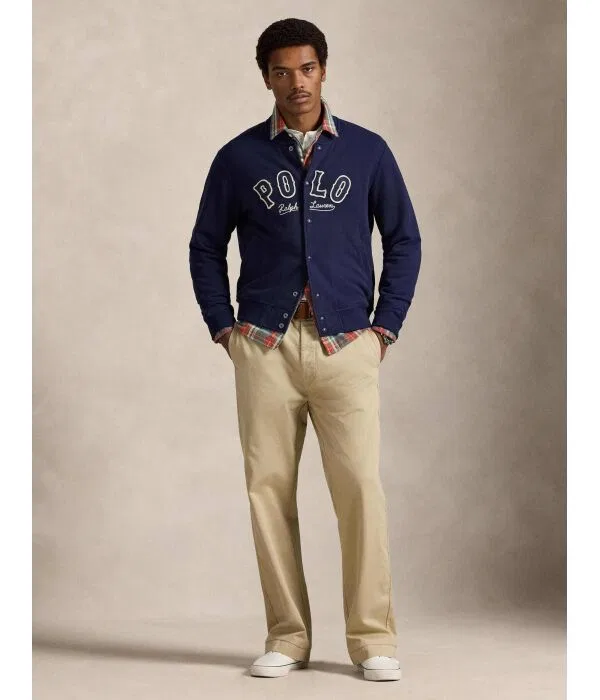 Мужская куртка-бомбер с длинным рукавом Polo Ralph Lauren, Blu Marino — фото 2
