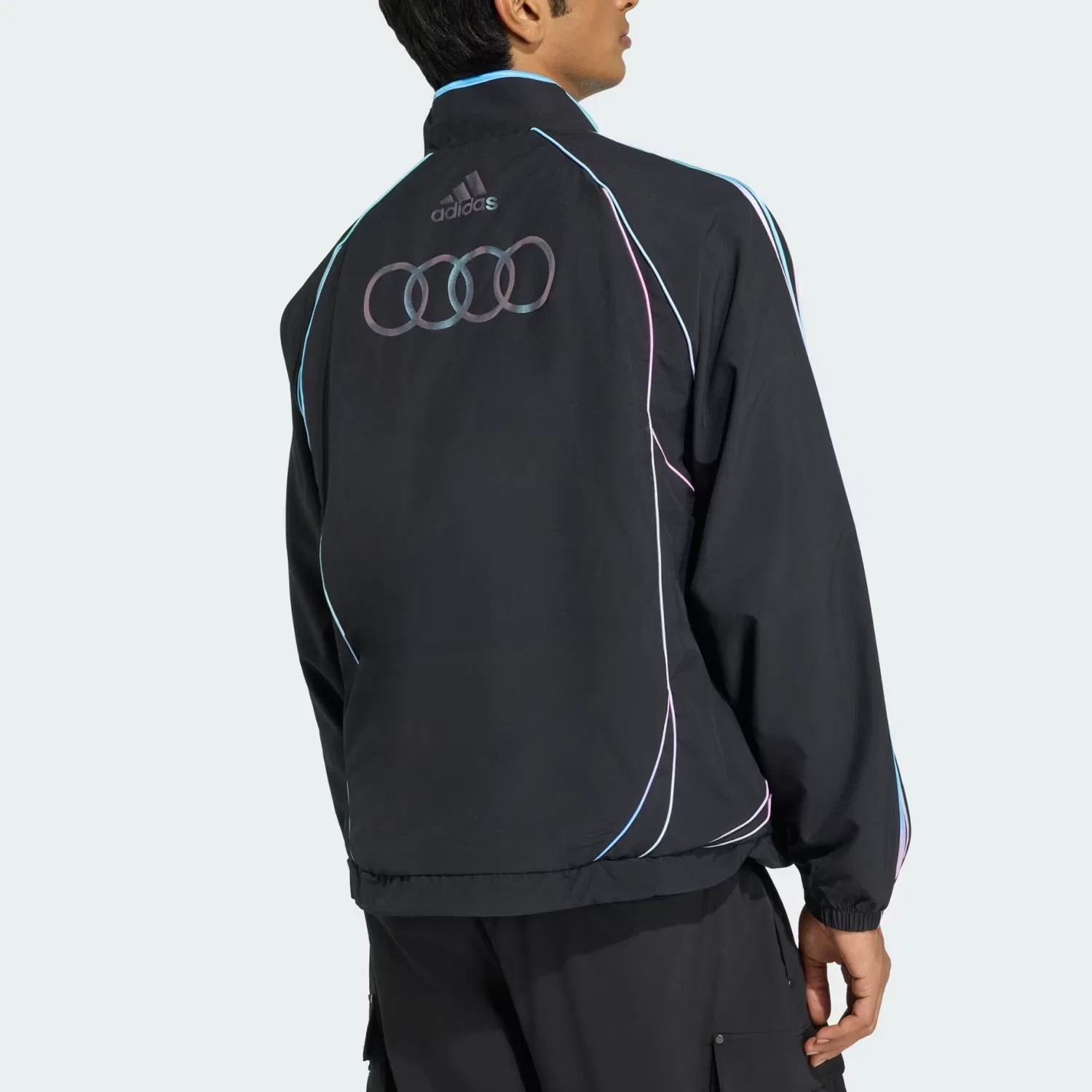 Куртка Audi TEAM Revolut F1 INTER MIAMI TRACK TOP, Adidas, Black/Multicolor — фото 4