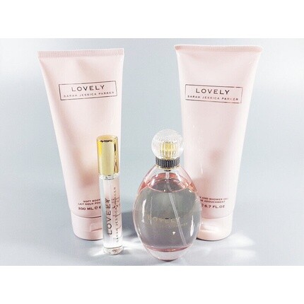 Sarah Jessica Parker Lovely EDP Gift Set 100ml 15ml 200ml - Christmas 2022 — фото 3