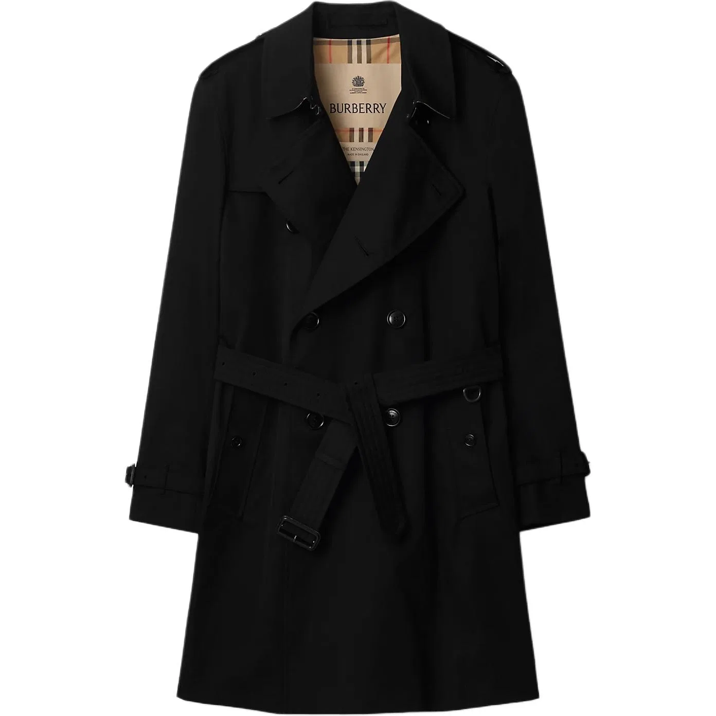 Мужской тренчкот Burberry, Черный