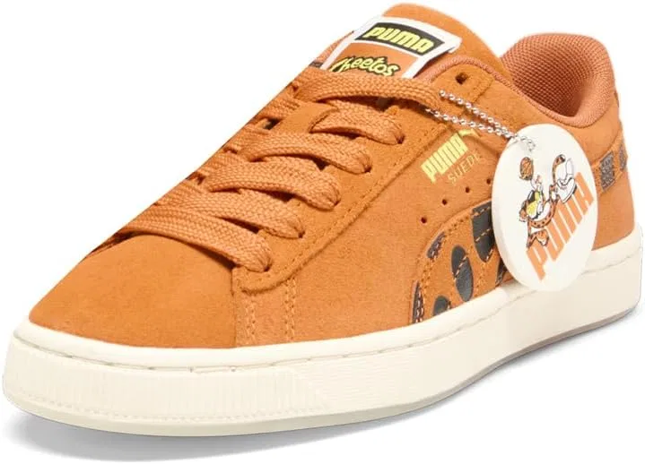 Детские кроссовки для мальчиков на шнуровке X Suede PUMA, Orange — фото 2