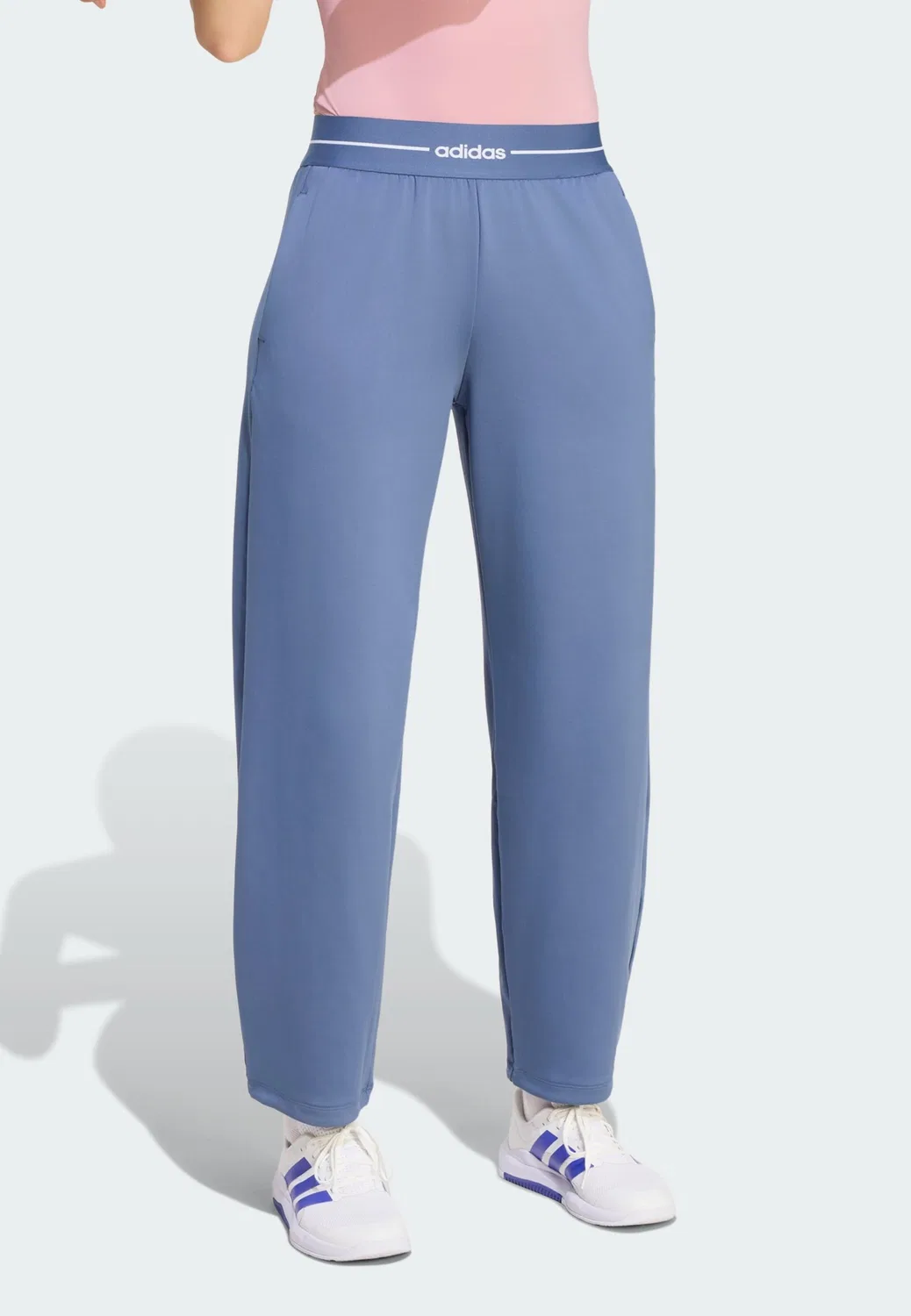 Брюки Adidas Performance Barrel Pants Hyperglam в цвете Opal — фото 2