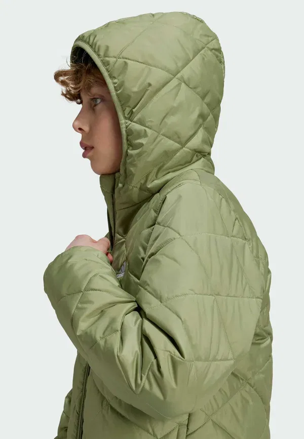 Легкая утепленная зимняя куртка Adidas Sportswear, зеленый — фото 3