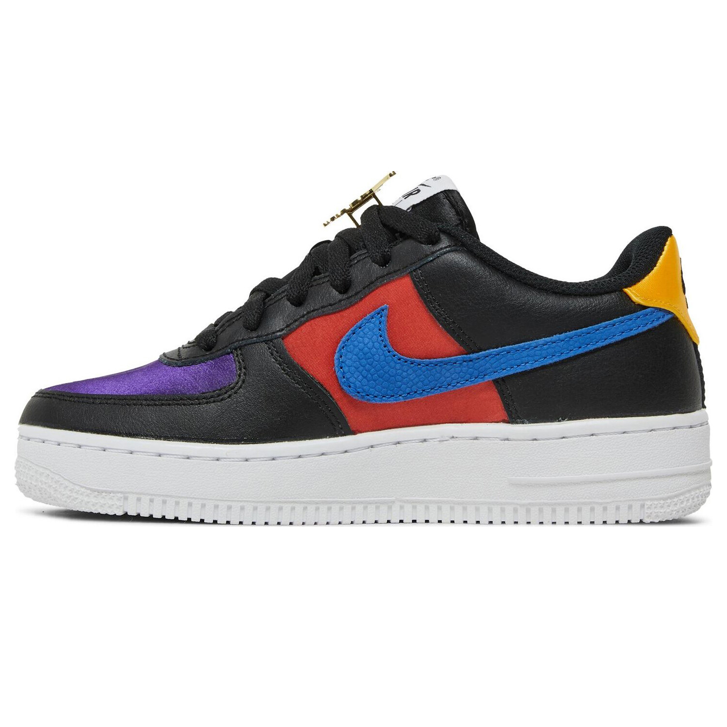 Кроссовки Nike NBA x Air Force 1 '06 LV8 EMB GS 'WNBA', Черный — фото 3