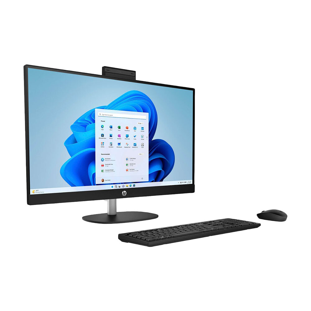 Моноблок HP All-in-One 27-cr0054, 27″ Сенсорный, 16Гб/1Тб, Ryzen 7, угольно-черный, английская клавиатура — фото 3