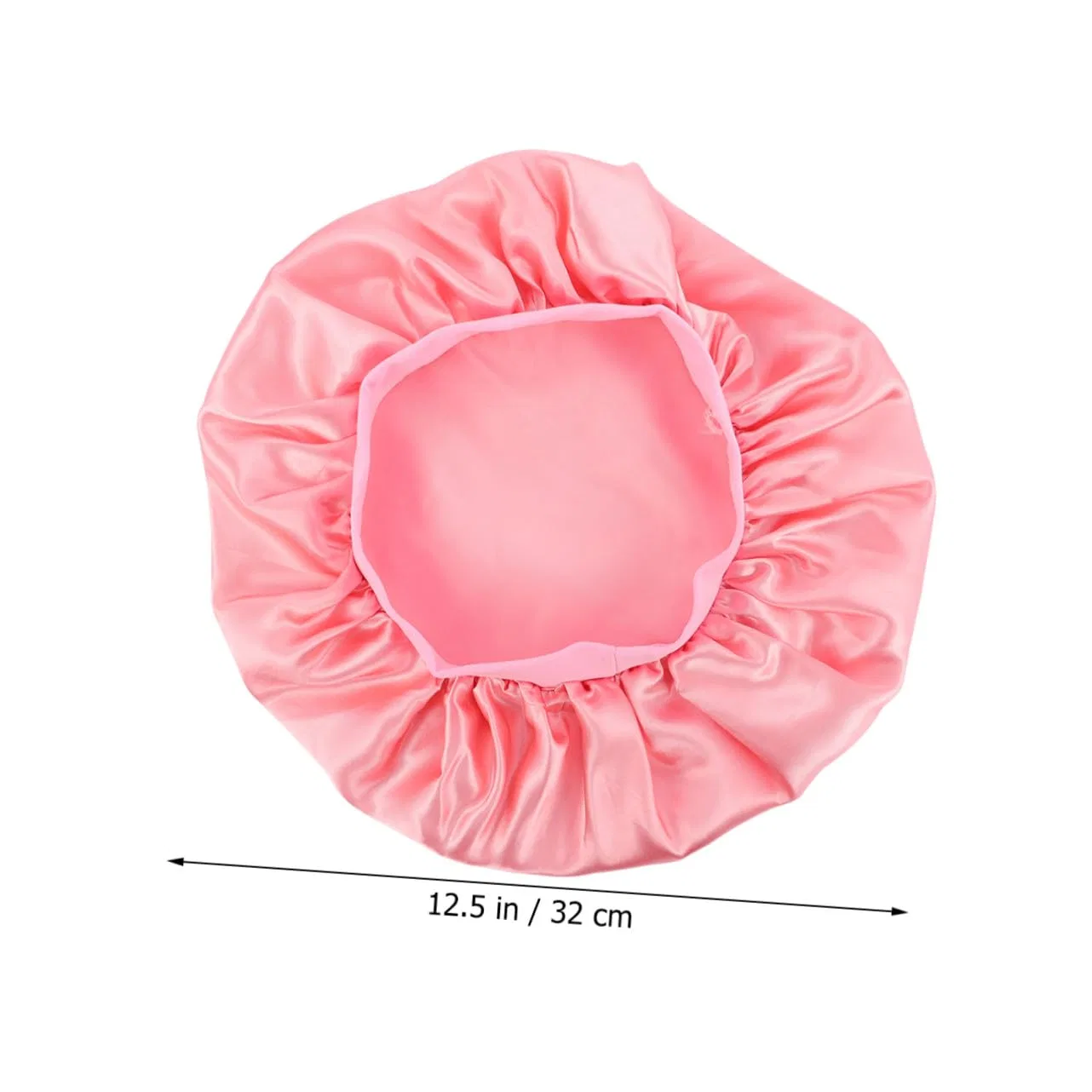 Шапочка для сна Satin Sleeping Cap с эластичным краем, COLLBATH, 32x32 см, Pink — фото 4