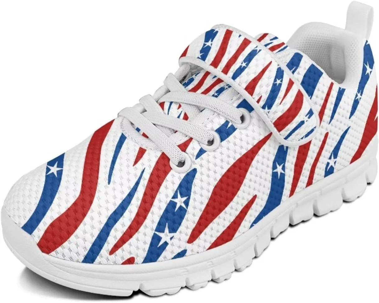 Детские кроссовки с принтом коровы Howilath, Stars Stripes