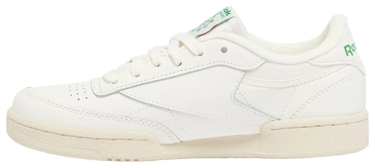 Кроссовки для мальчиков Club C 85 Vintage Reebok, белый/зеленый — фото 3