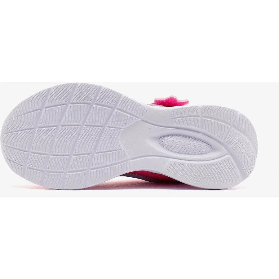 Кроссовки детские с подсветкой Jumpsters 2.0 Skechers, Розовый — фото 4