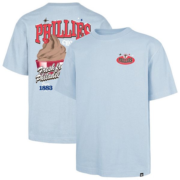

Мужская футболка '47 Philadelphia Phillies Ice Cream Parlor Foundation в светло-голубом цвете 47 Brand