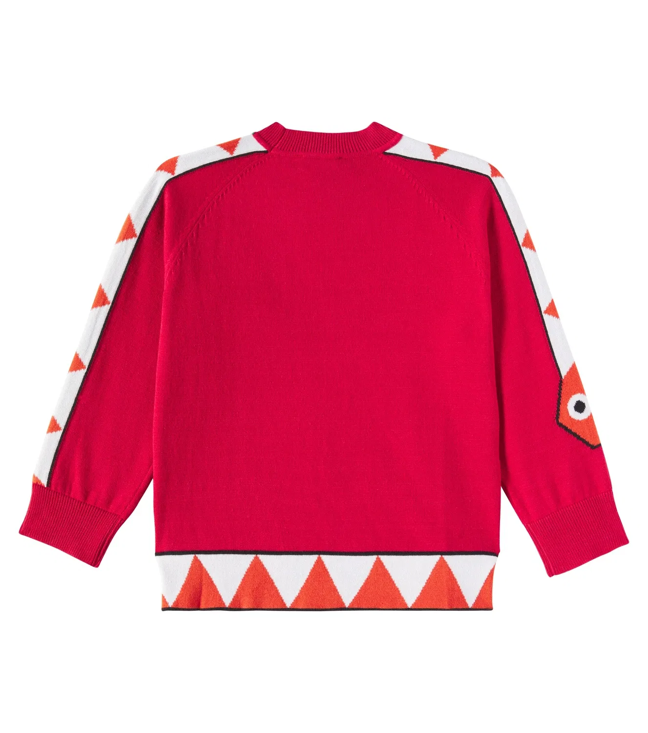 Свитшот хлопковый Stella Mccartney Kids, красный — фото 3