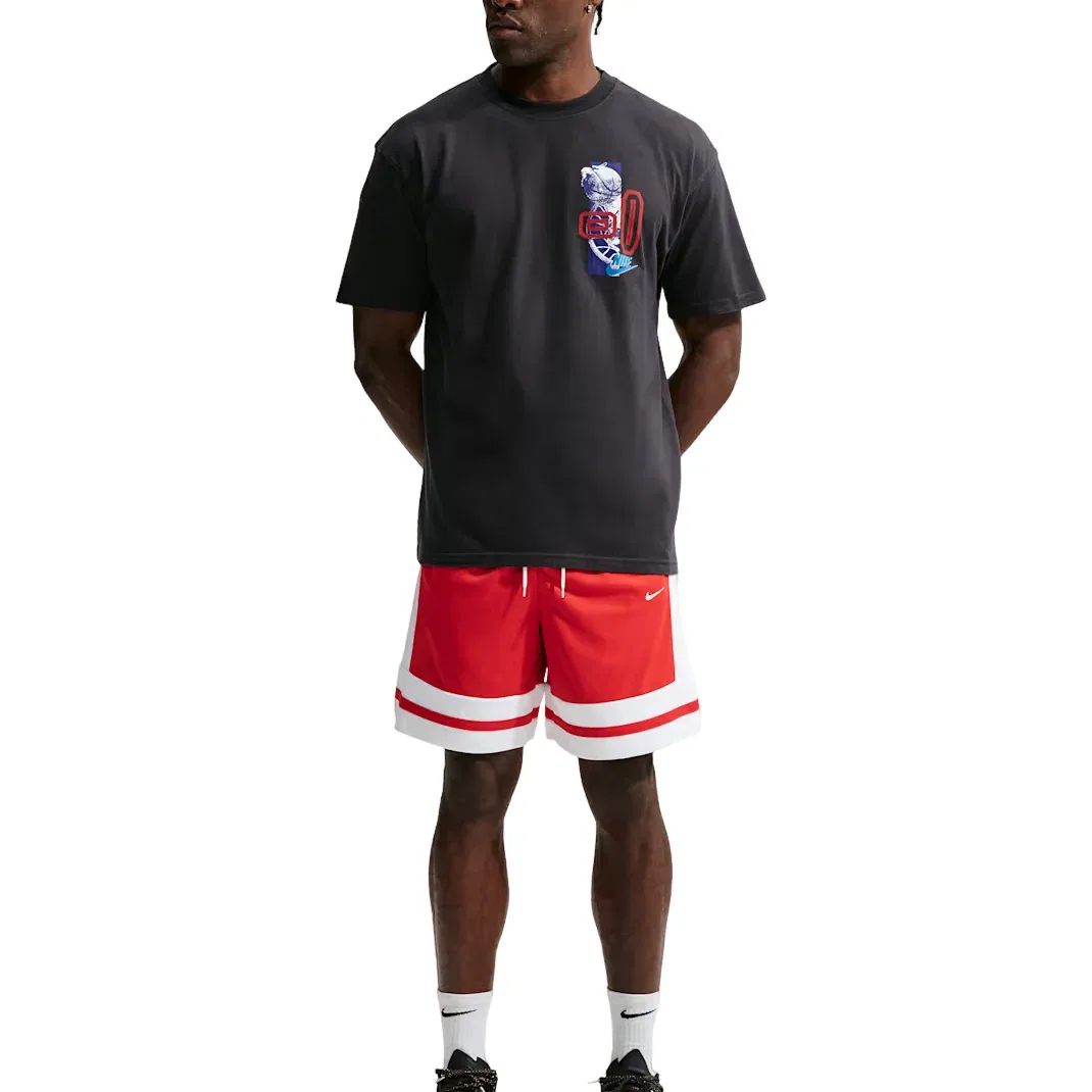 Мужская футболка T-Shirt 'Black' Nike, черный — фото 3