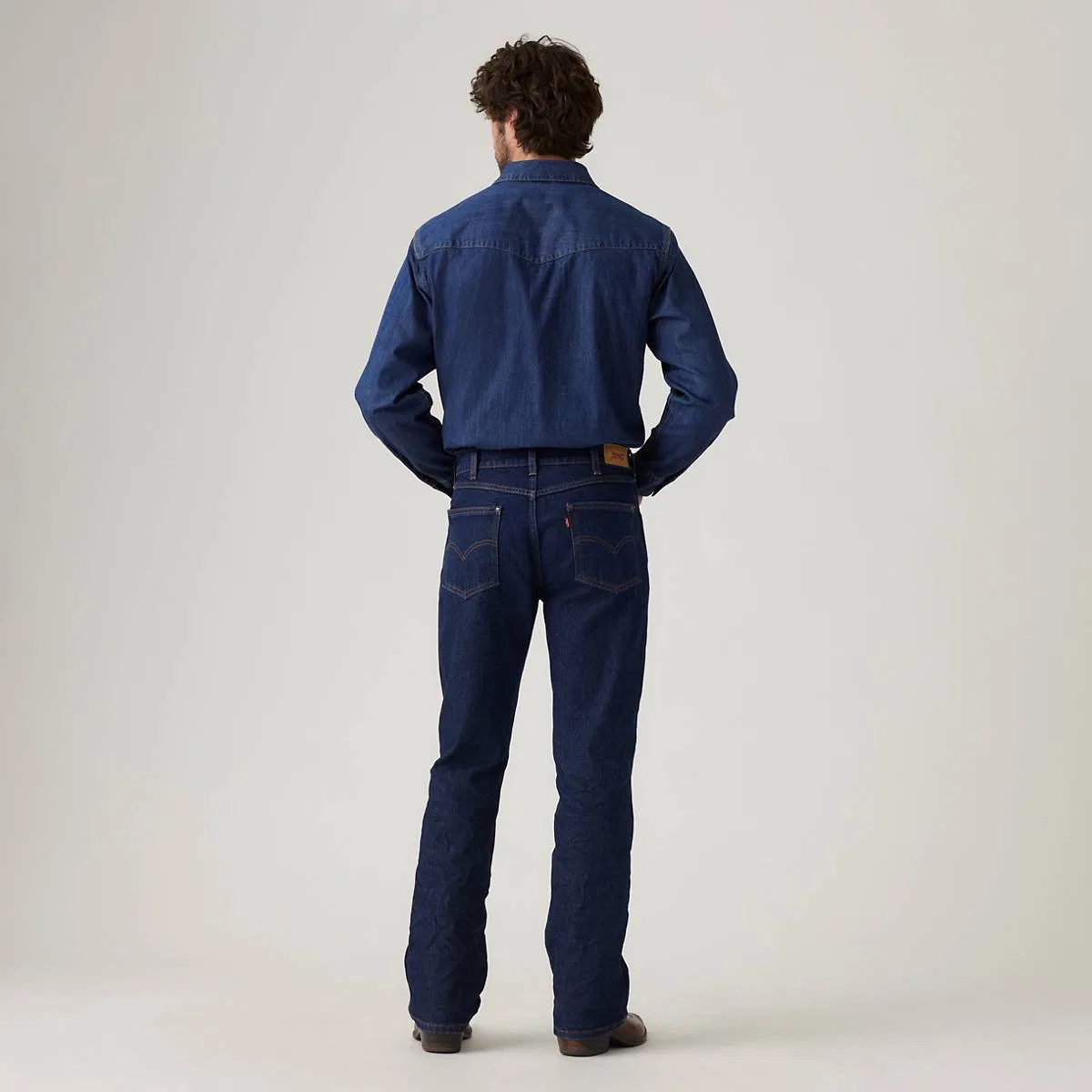Джинсы 537 Western Bootcut для мужчин Levi's, Rocky Rinse - Dark Wash — фото 4