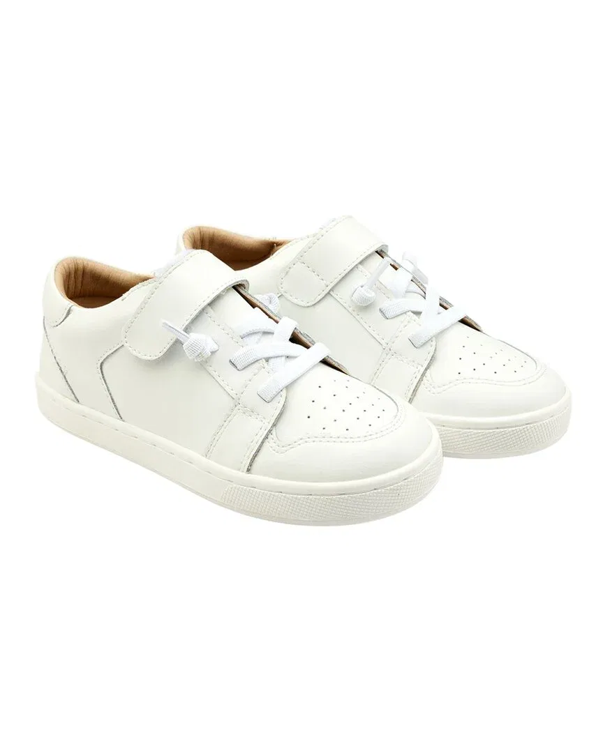 Детские кроссовки кожаные на липучке City Trainer Old Soles, коричневый