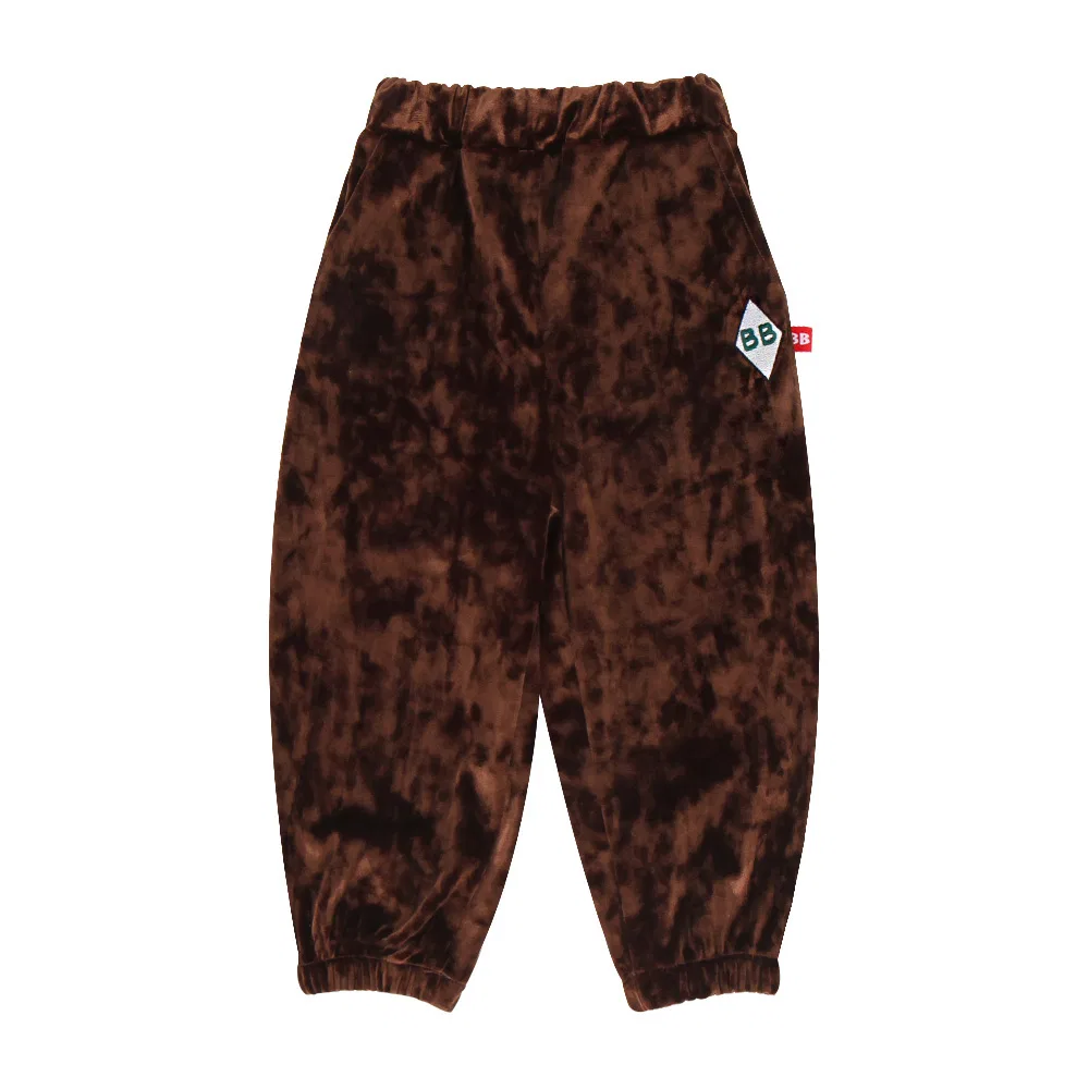 Детские спортивные штаны-джоггеры хлопковые Diabello BABYBLEE, Brown