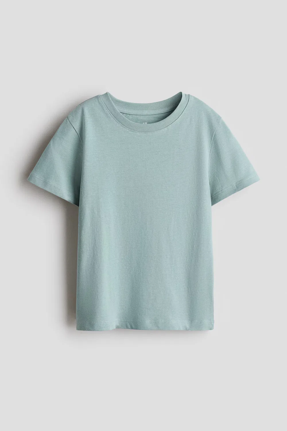 Хлопковая футболка H&M, Helltürkis