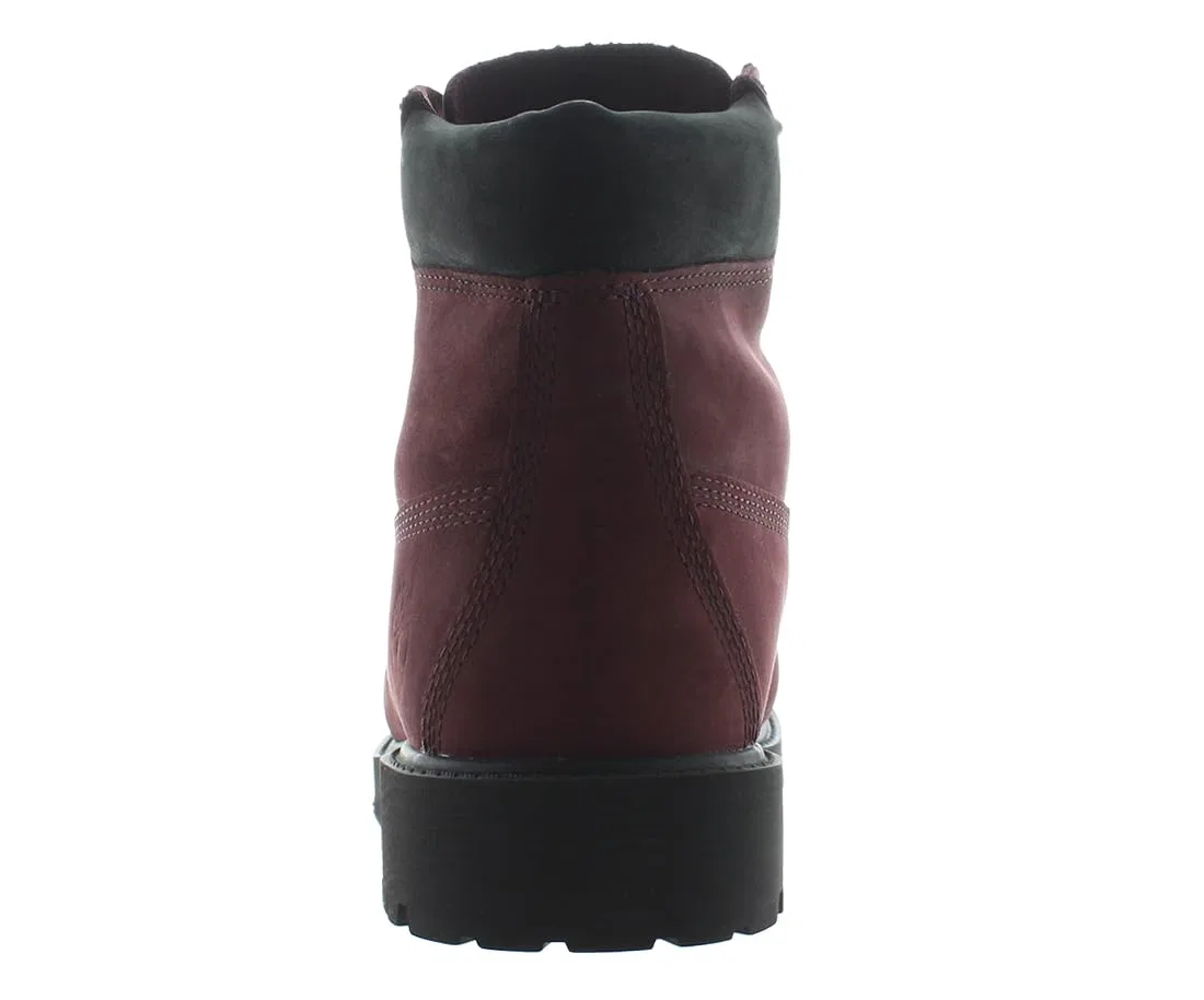 Детские ботинки для девочек водонепроницаемые 6 in Premium Wp Timberland, Bright Red — фото 4