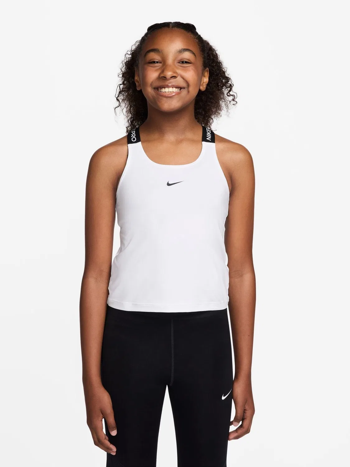 Топ Nike Pro Dri-FIT, белый