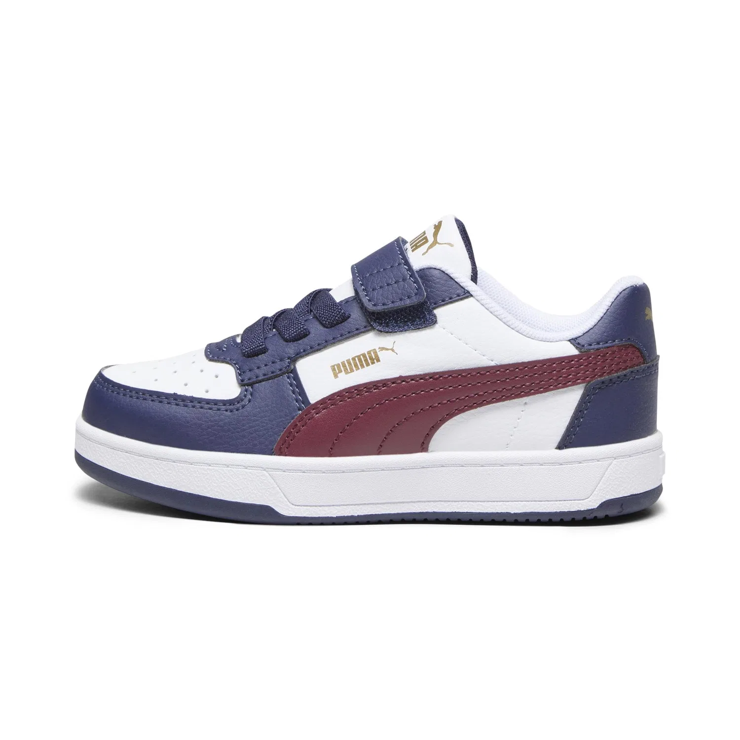 Детские кроссовки для мальчиков Caven Ac+ps PUMA PUMA White Dark Jasper PUMA Navy Gold — фото 4