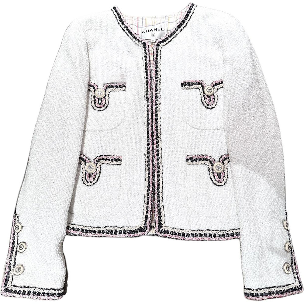 

CHANEL Белая куртка женская, White