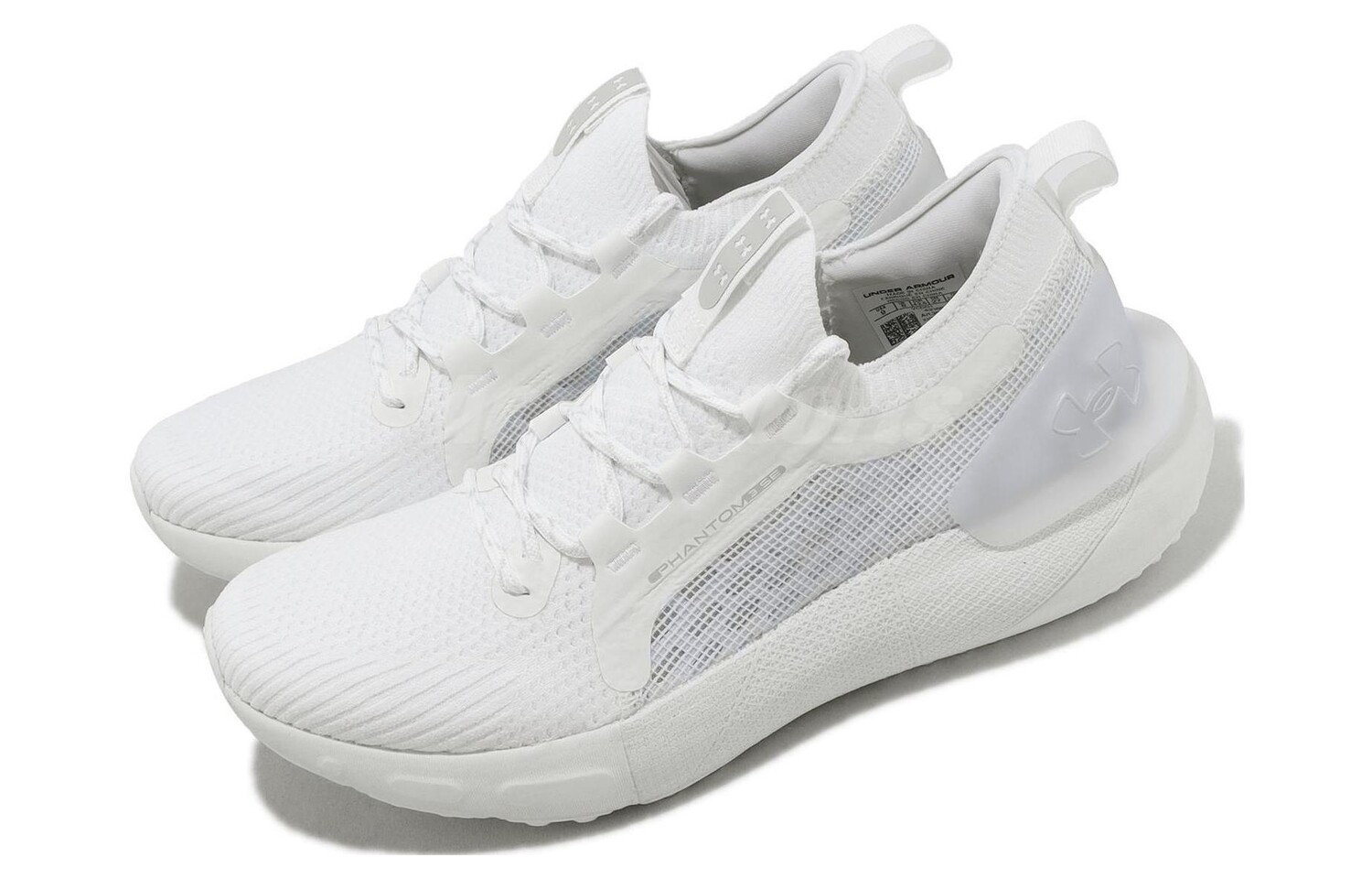 Кроссовки HOVR Phantom 3 мужские с низким верхом белые Under Armour — фото 3