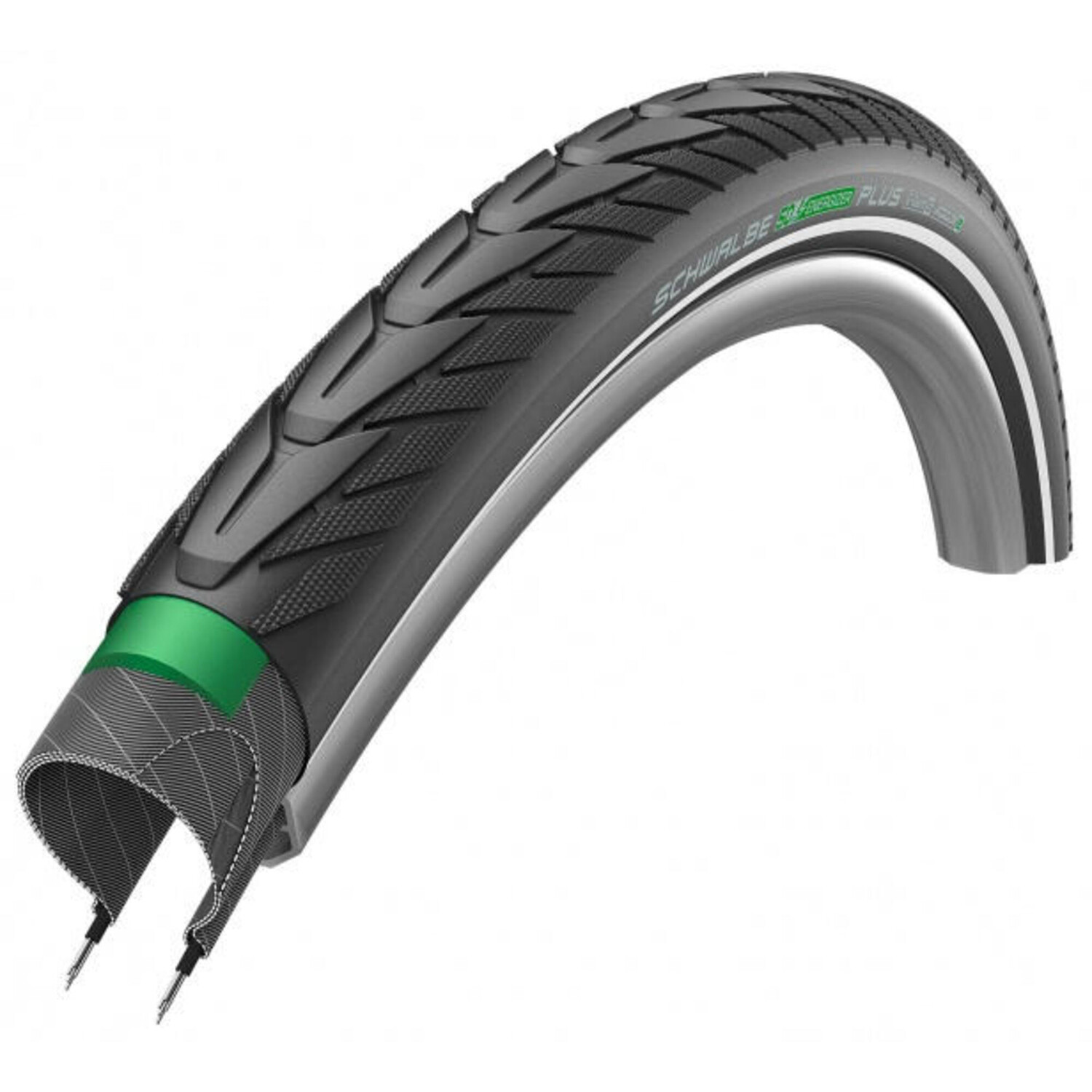 

Проволочный Обруч Energizer Plus GreenGuard Black Reflex Twin Addix E Schwalbe, черный/серебристый/черный