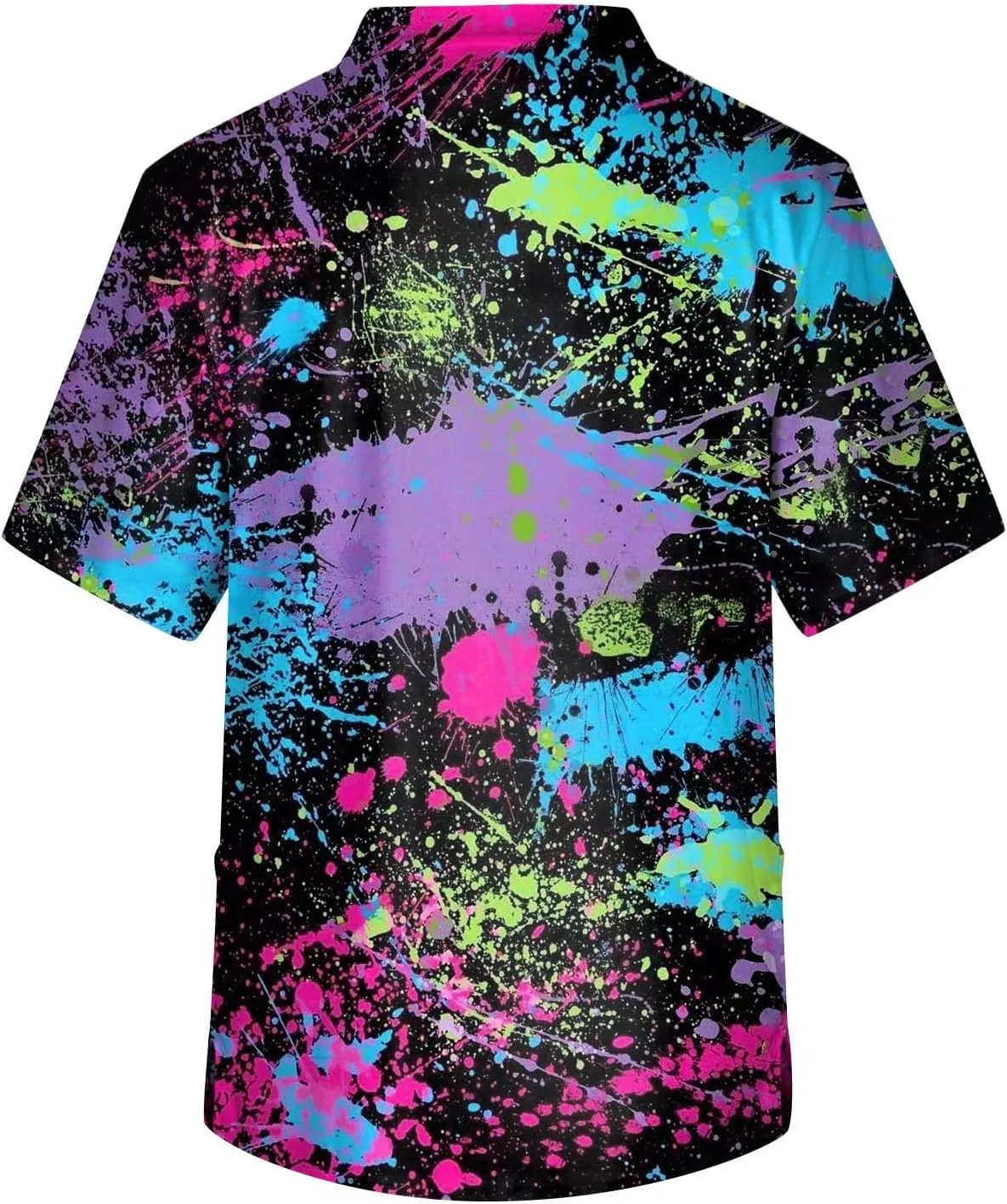 Мужская футболка с V-образным вырезом и карманом Short Sleeve, Purple — фото 2