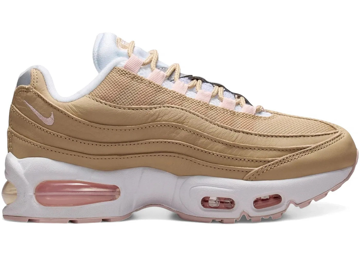 Детские кроссовки Lifestyle Nike Air Max 95 Kith Linen, Linen/Atmosphere/White/White/White/White