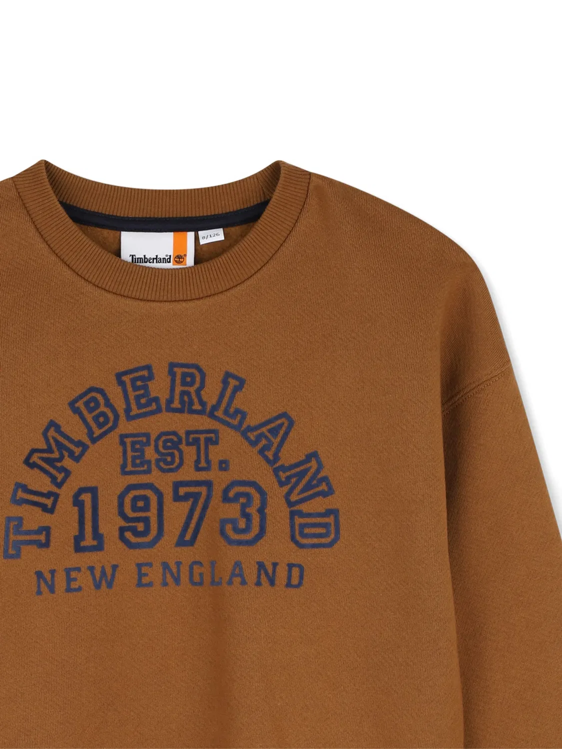 Свитер с логотипом Timberland Kids, коричневый — фото 3
