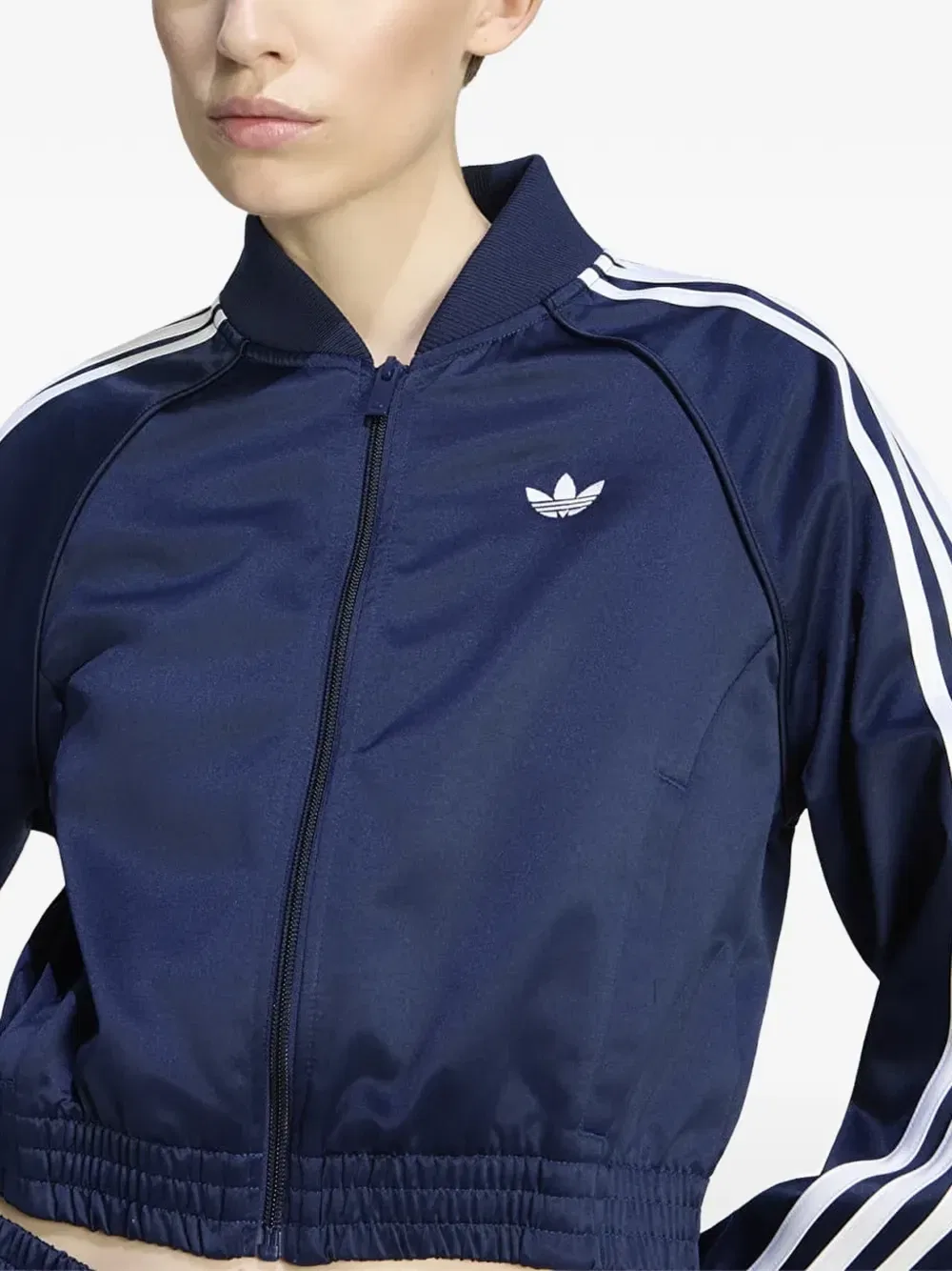 Укороченная куртка SST Adidas, синий — фото 3