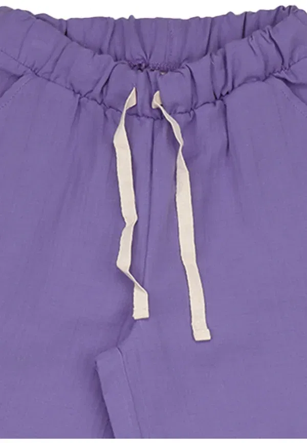 Брюки хлопковые Royal lavender-pants Walkiddy, Purple, фиолетовый — фото 4