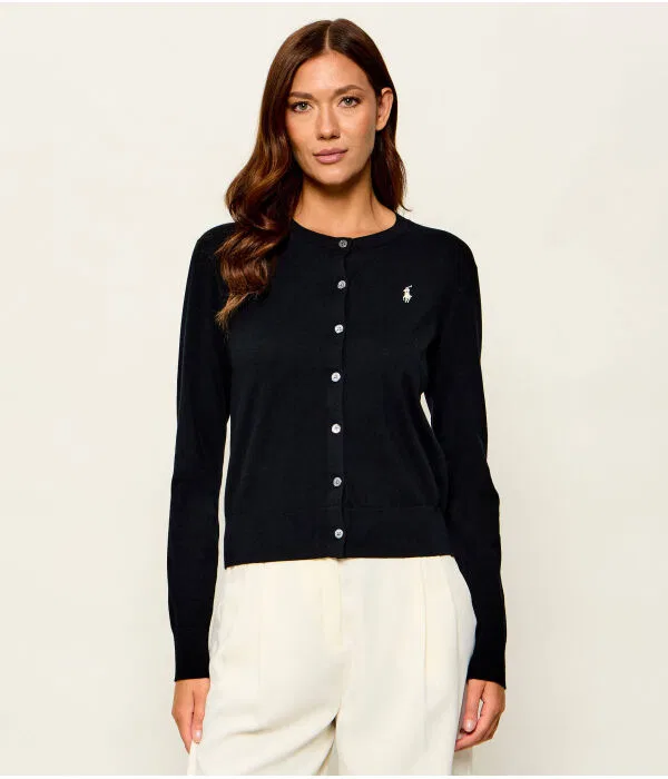 Женский кардиган классического кроя Polo Ralph Lauren, черный