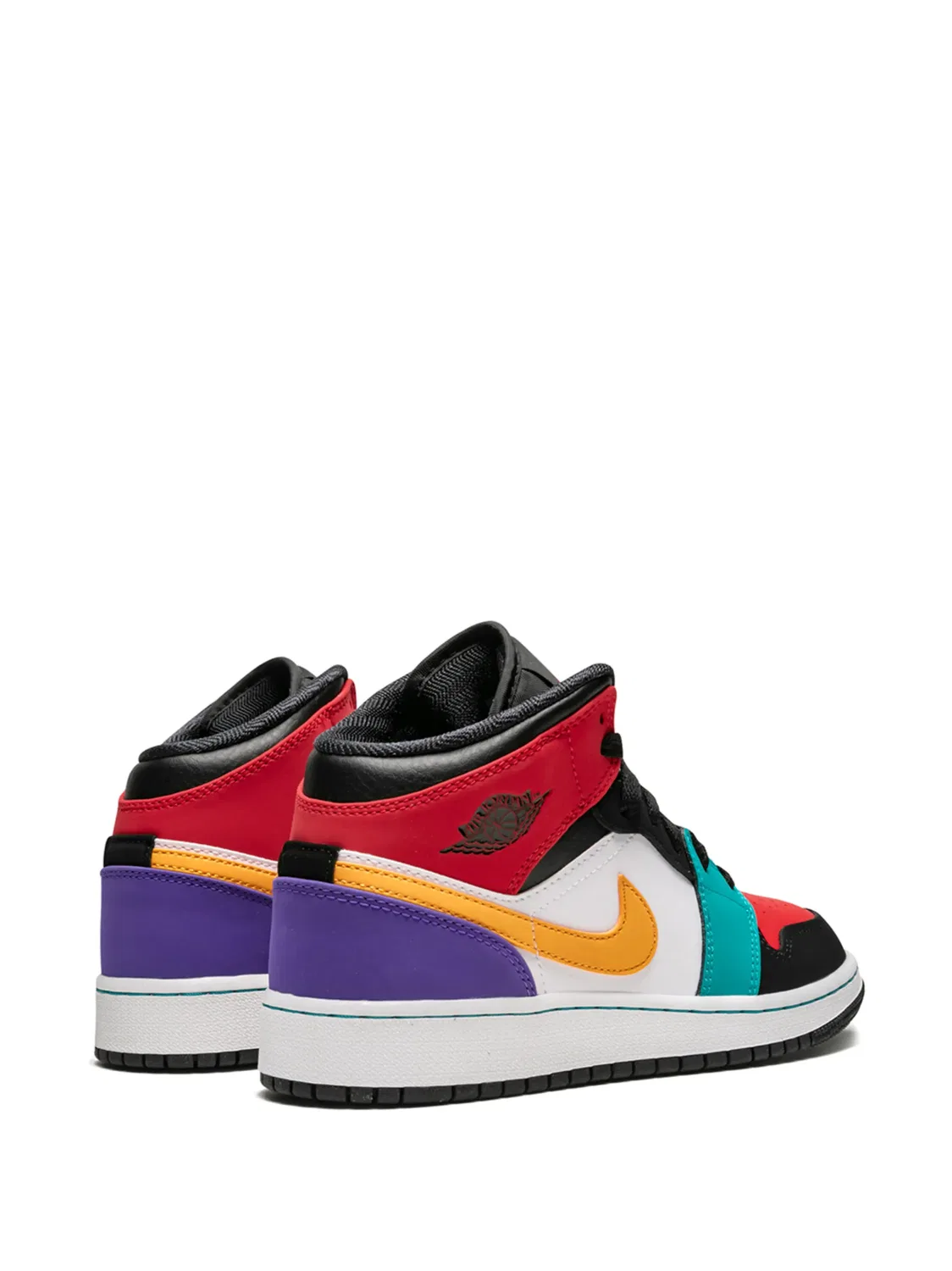 Кроссовки Air Jordan 1 Mid, черный — фото 3