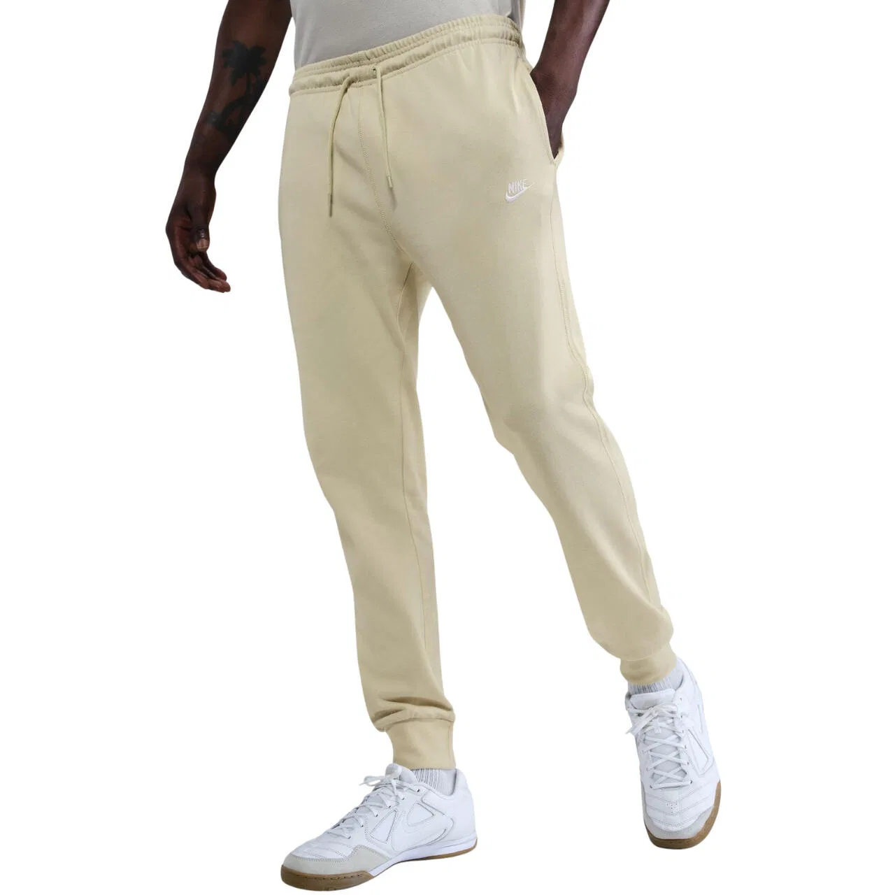 Мужские спортивные штаны из футера Nike Club Knit Jogger, Beige