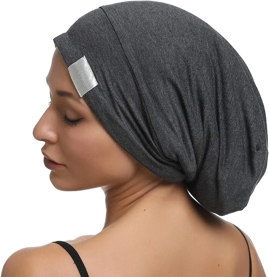 Шапочка для душа Satin Lined Cap, XL, SAYMRE, Grey Dark