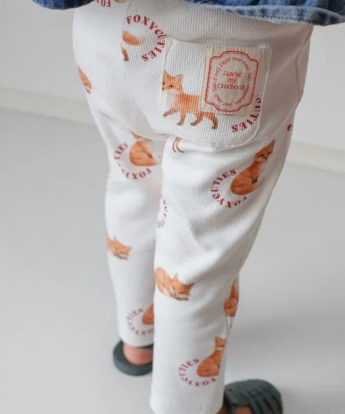 Детские леггинсы с принтом chimajiro0730 Toys"R"Us/Babies"R"Us, Off White